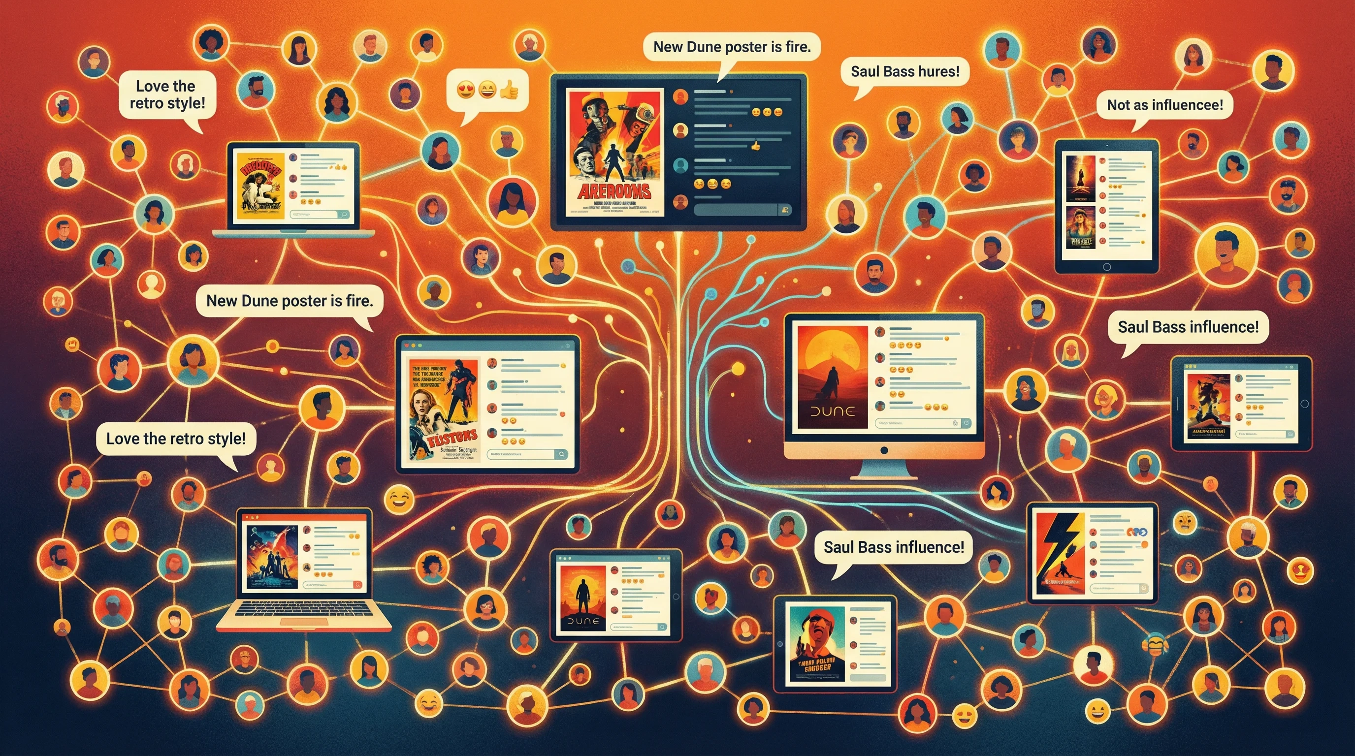 推特视频电影海报艺术鉴赏与设计师社区在线交流平台